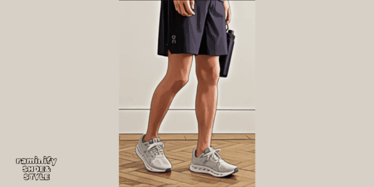 men’s summer shoes with shorts style idea with knit sneaker