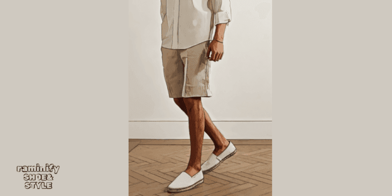 men’s summer shoes with shorts style idea