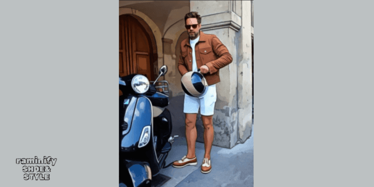 men’s summer shoes with shorts style idea with brogues