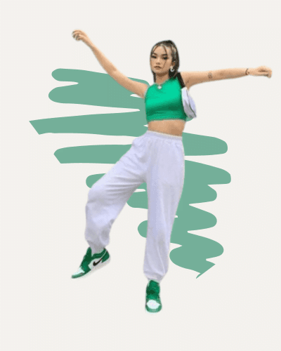 adidas green outfit