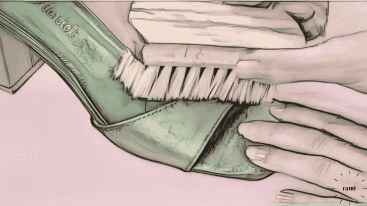 how to clean satin shoes