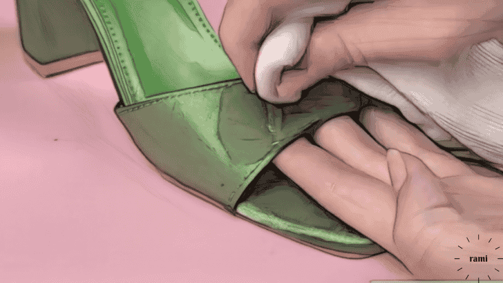 how to clean satin shoes